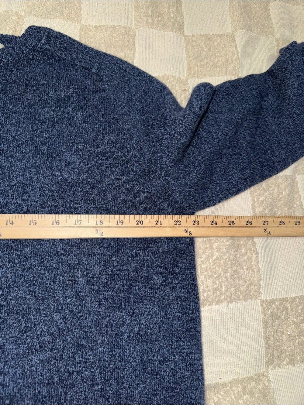 J. Crew Men's 100% Lambswool Navy Crewneck Sweater‎ XL Tall